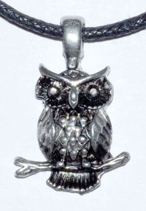 1" Owl Wisdom & Healing Powers amulet