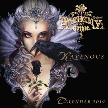 2019 Alchemy Gothic Calendar by Llewellyn