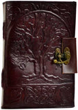 Tree of Life leather blank book w/ latch