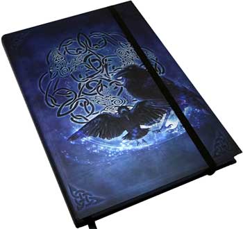 5 1//2" x 8" Celtic Raven journal